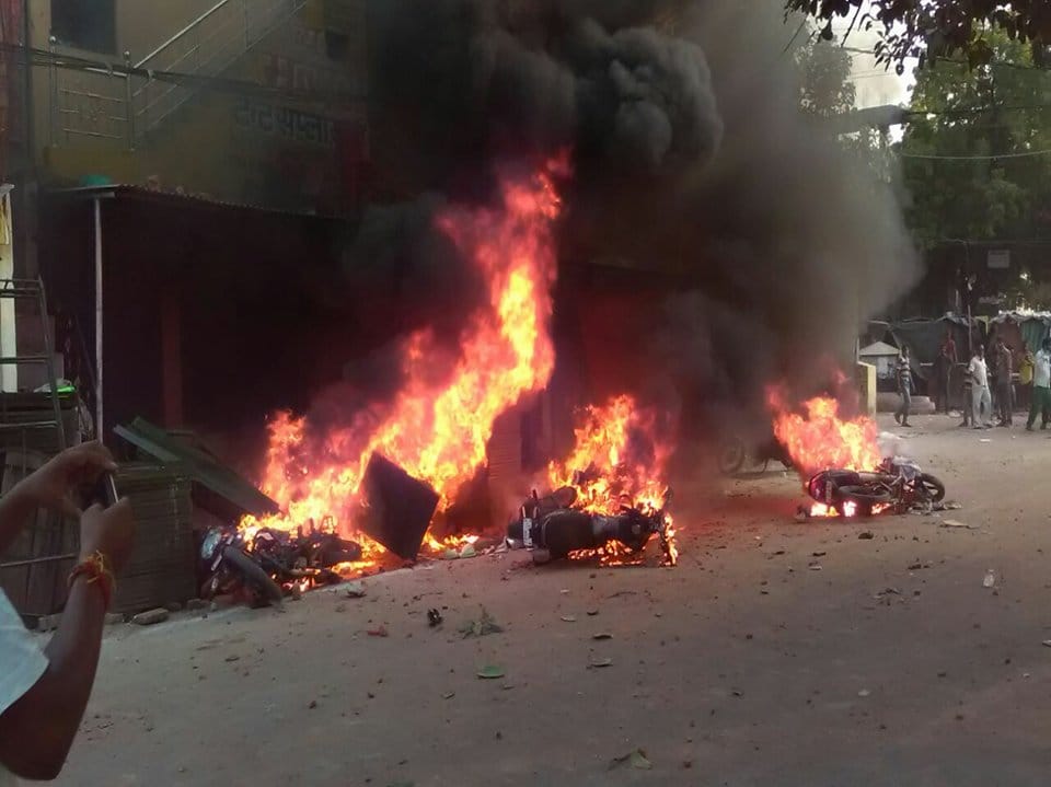 Photos: Two-place stress situation in Kanpur