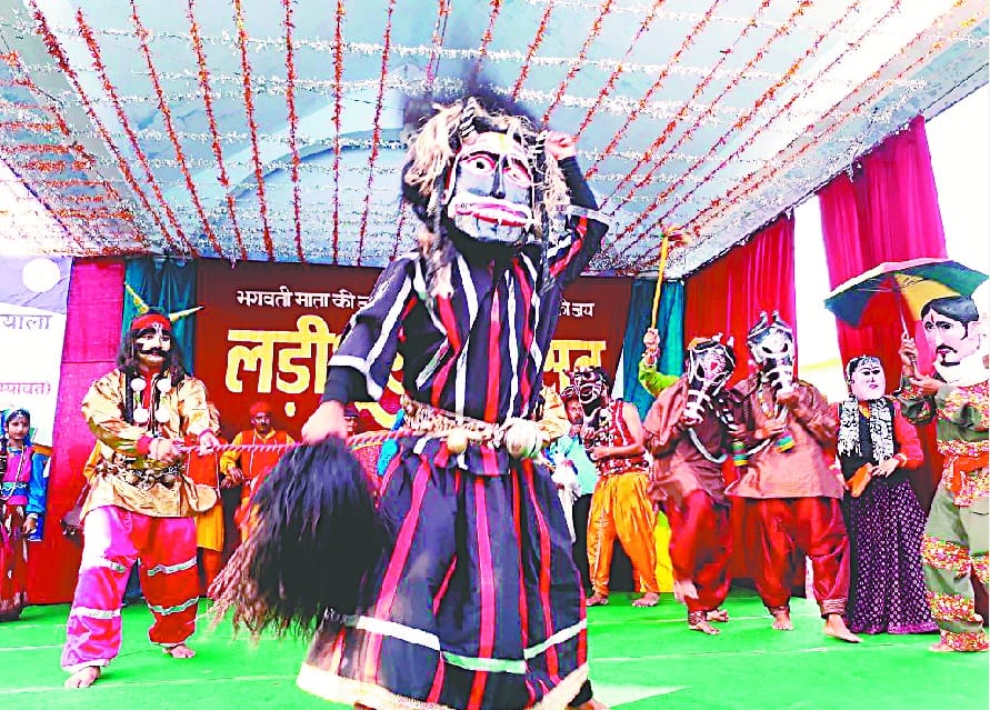 Lakhia ghost is the center of attraction at the festival