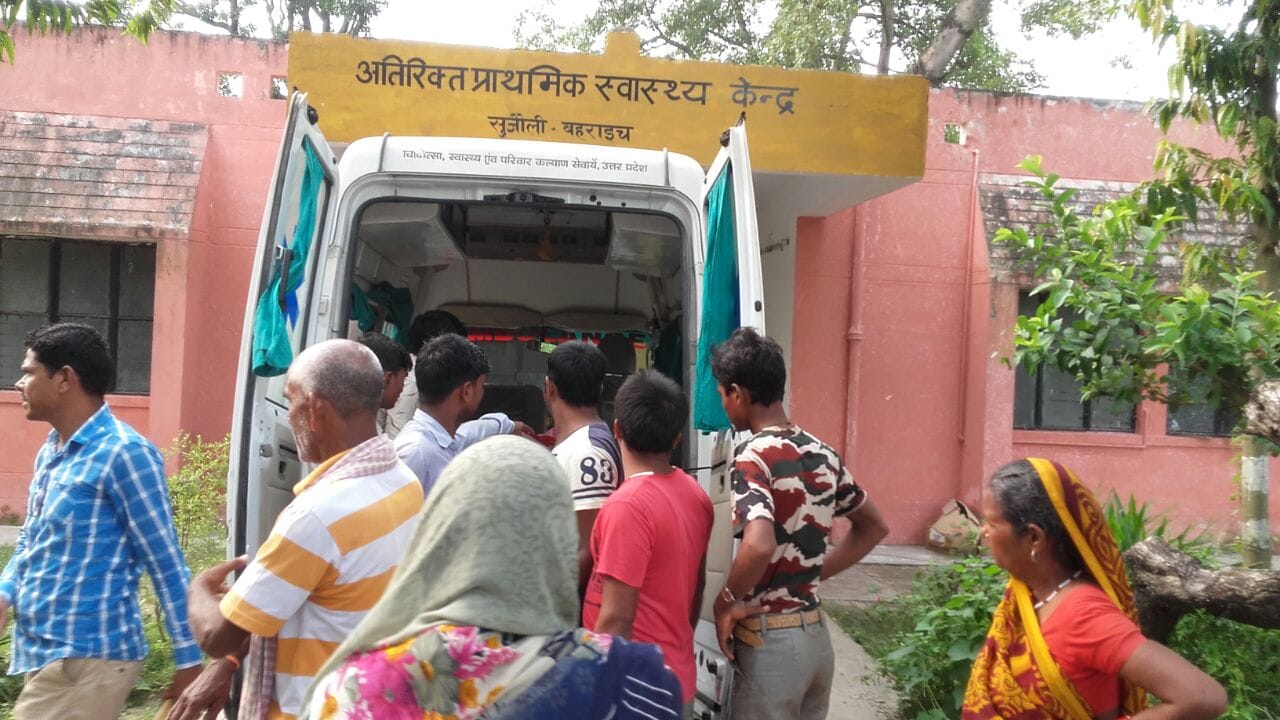 A crocodile attacked a woman in bahraich.