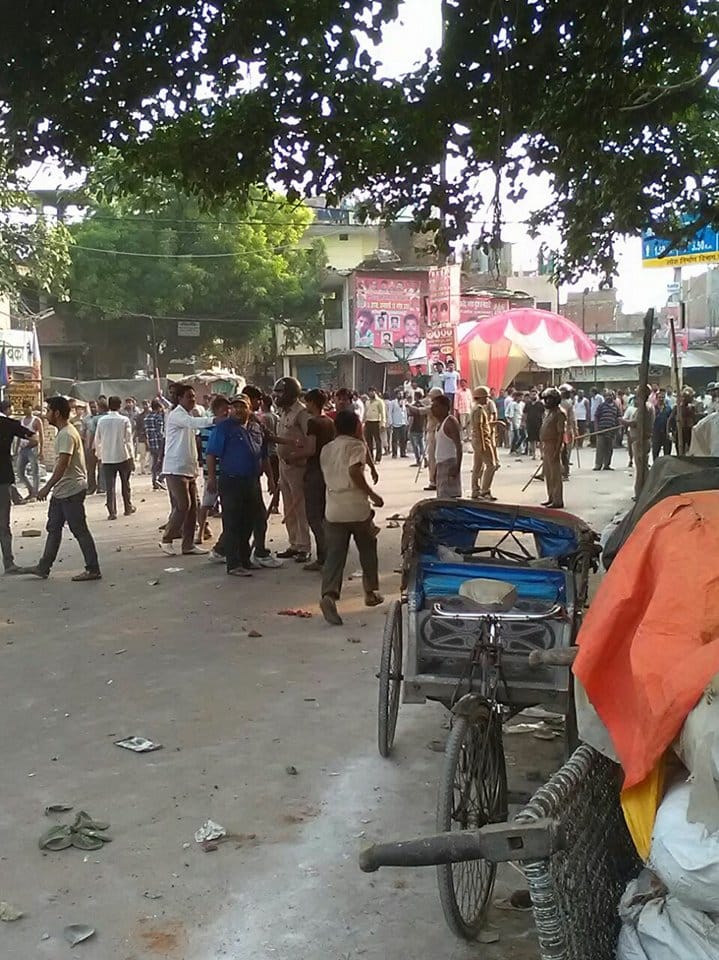 Photos: Two-place stress situation in Kanpur