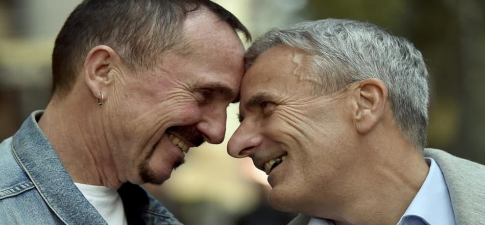 same sex couples Karl and Bodo are getting hitched in Germany 