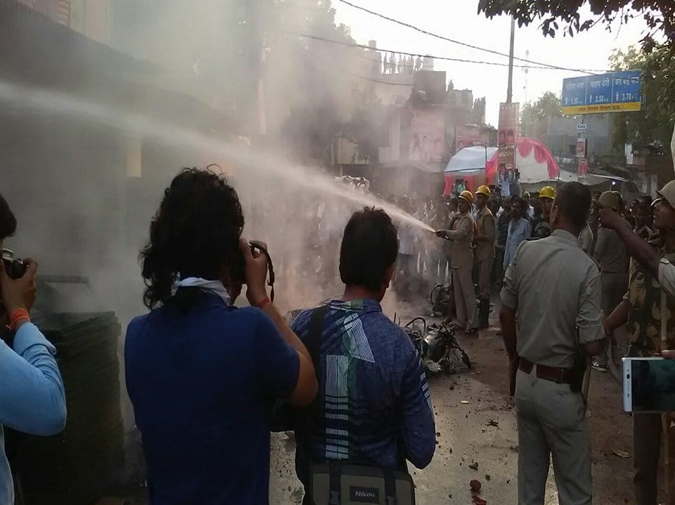 Photos: Two-place stress situation in Kanpur