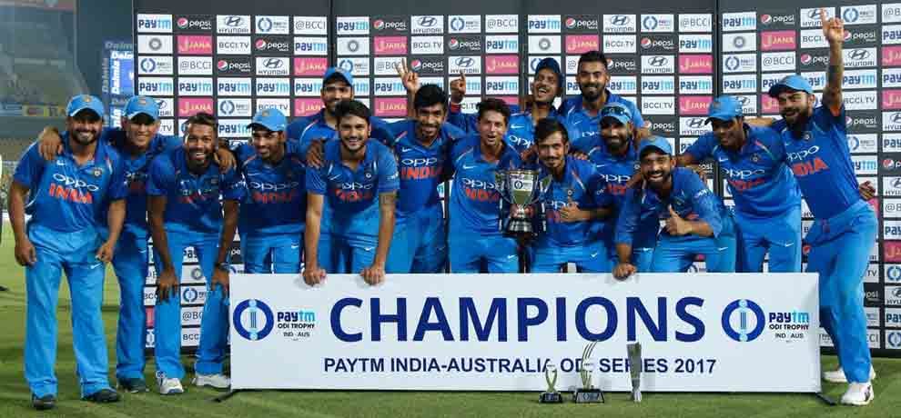live score india vs australia fifth odi at nagpur stadium  