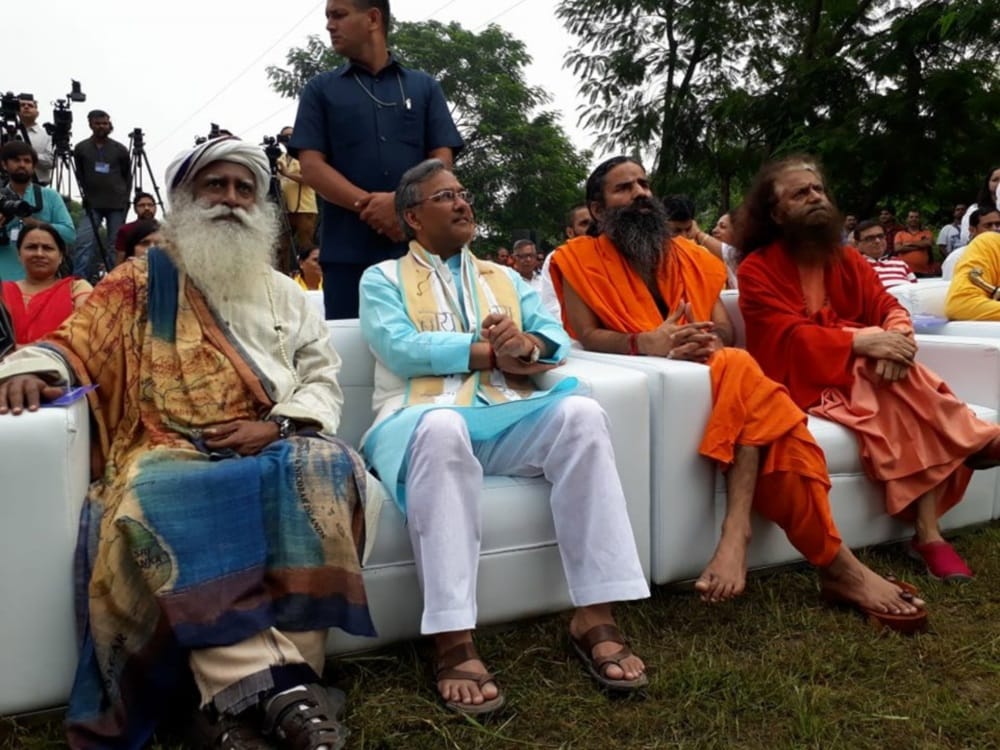 Baba ramdev statement for gurmeet ram rahim in haridwar