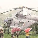 किरण रिजिजू का हेलिकॉप्टर