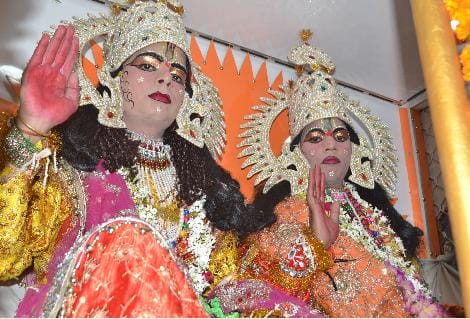 Ramji's ride with attractive floats