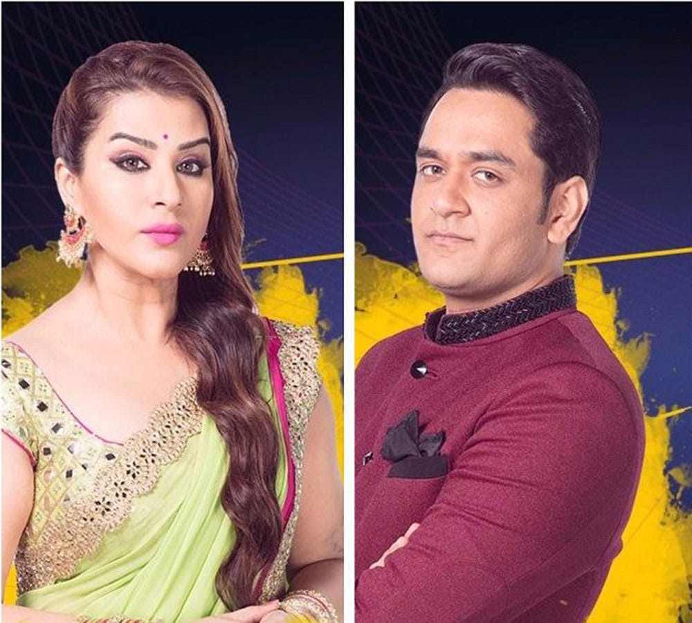 shilpa shinde fight on stage with vikas gupta at bigg boss 11