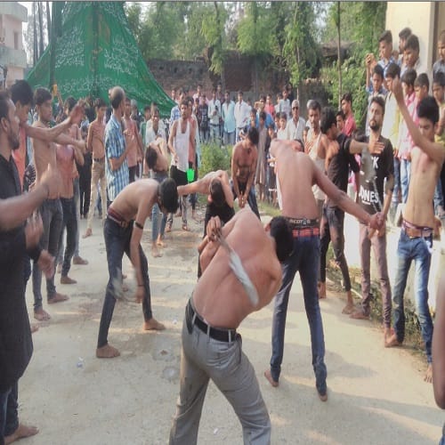 Exhortation of Husain from Hussain, see photos
