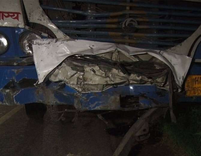 5 people killed in a road accident in Sonipat