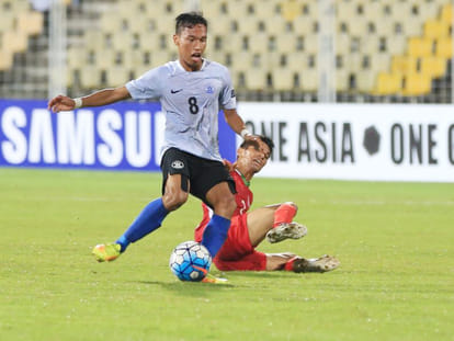 Amarjit Singh, captain of the Indian team for the FIFA U-17 World Cup