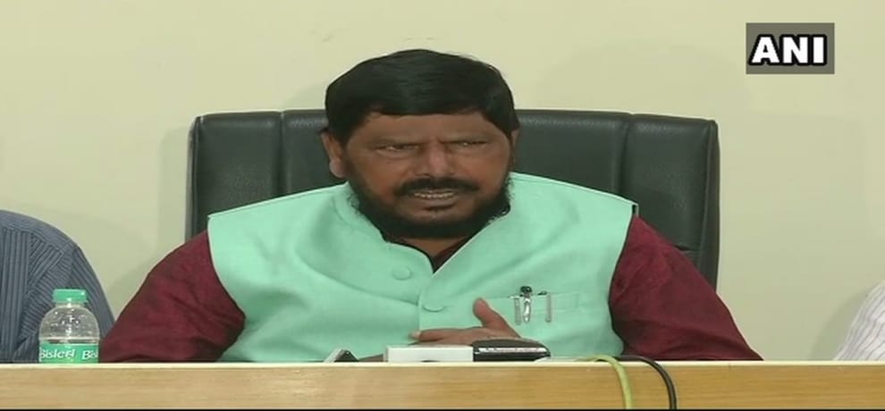 Dalit youth must join Army where they will get good food & rum says Ramdas Athawale