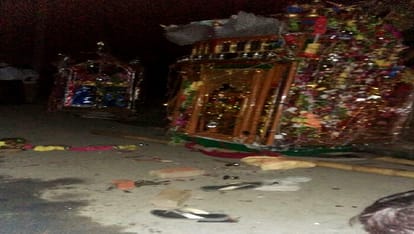 forty people injured in violence, during the Muharram procession