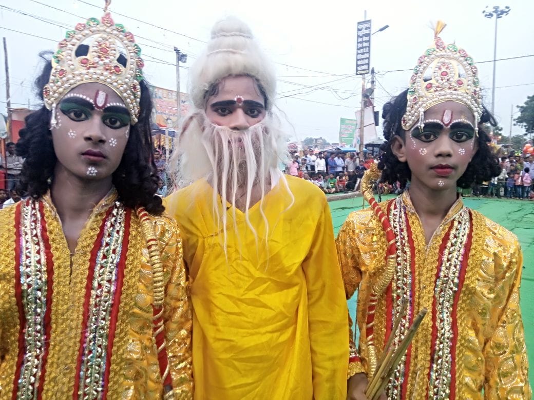 ramlila by Muslim actors in bkt lucknow