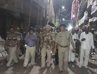 tension in two communities in ballia