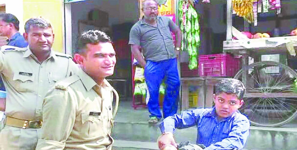 Illegally selling petrol, keeping oil on policeman stores