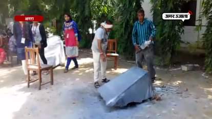 Seven day long stone sculpturing training program begins at Agra University