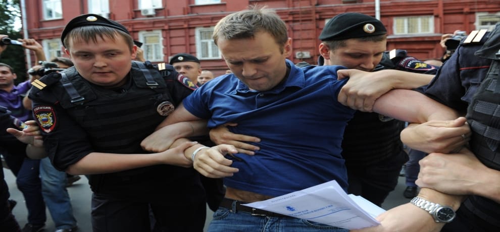 Russian court sentenced opposition politician Alexei Navalny