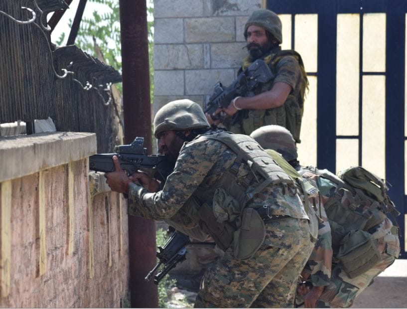 SEE THE PICTURE OF SRINAGAR AIRPORT ATTACK