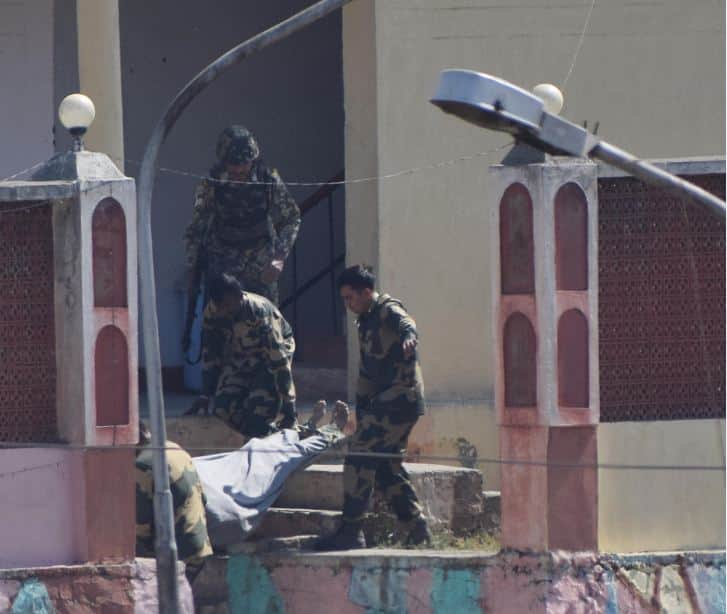 SEE THE PICTURE OF SRINAGAR AIRPORT ATTACK