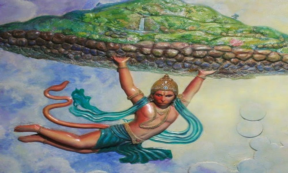 always avoid such type of statue or picture of lord hanuman ji in house