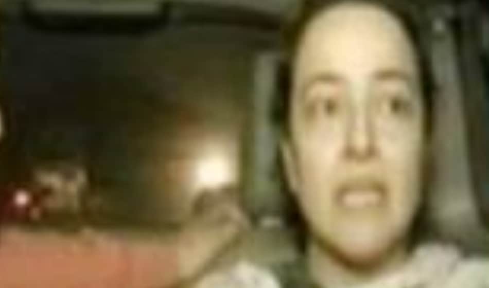 See Honeypreet Real Photos during confrontation of media after thirty eight days 