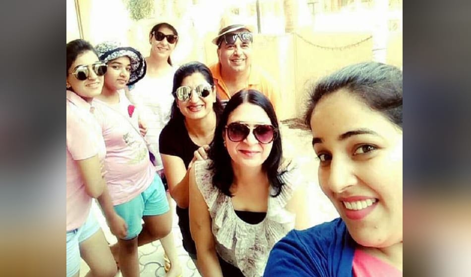 see all rare photos of honeypreet family adopted daughter of ram rahim