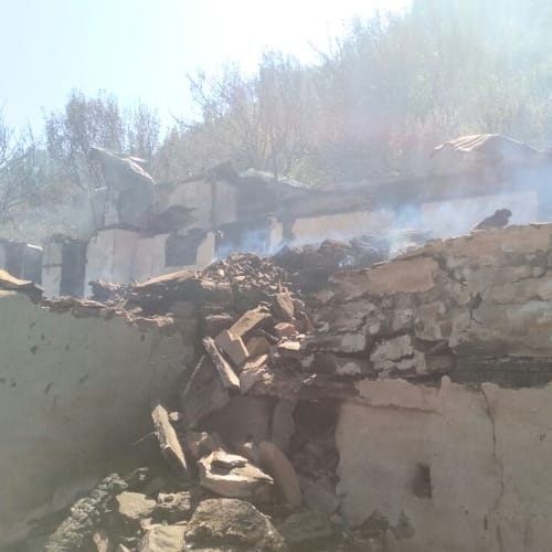 seven house on fire at kathasu jubbal in shimla distt