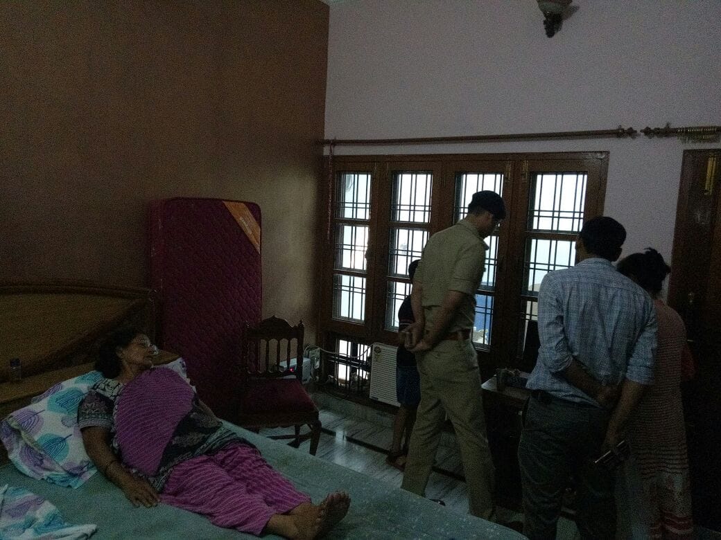 robbery in retired judge house