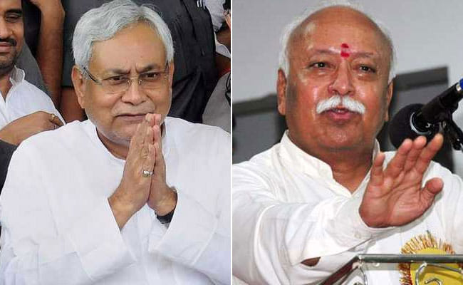  Nitish kumar, Mohan Bhagwat to attend event in bihar, but would not face each other