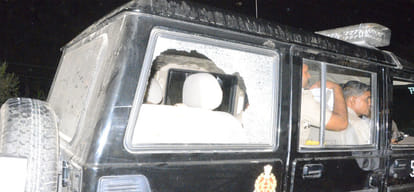 scourge in sambhal during muharram festival many injured in stone pelting