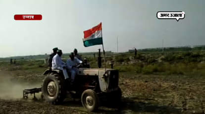 farmers occupied land in trans ganga city in unnao