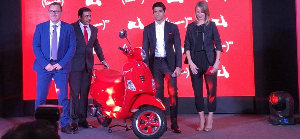 Special Edition Piaggio Vespa RED Launched In India priced at Rs 87000