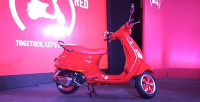 Special Edition Piaggio Vespa RED Launched In India priced at Rs 87000