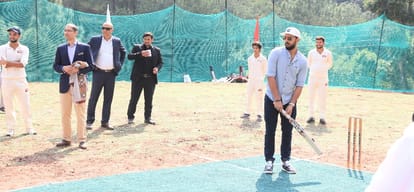 cricketer yuvraj singh launch off site center of his youwecan foundation
