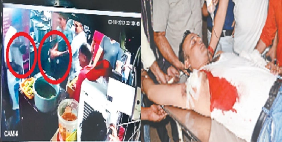 Tablet running in front of the soldiers of STF... whole incident was captured in CCTV