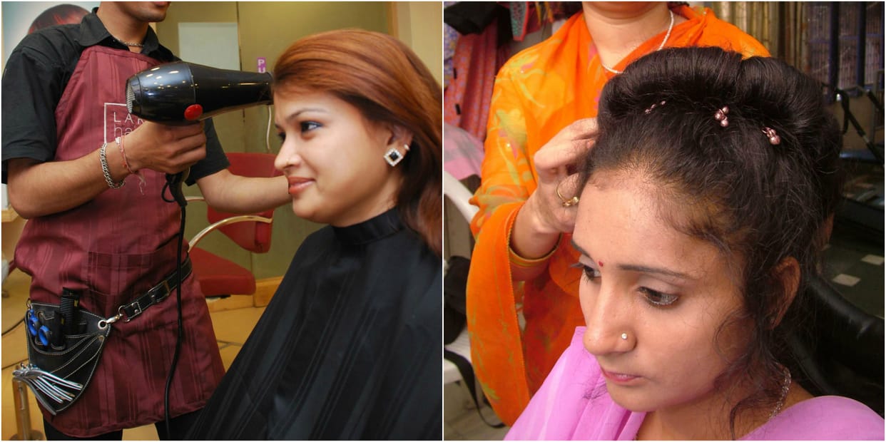 varanasi beauty parlour become full for karwa chouth