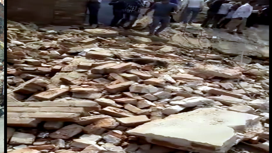 After explosion in Kanpur army on spot