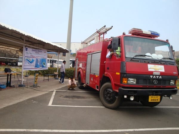 fire in bank