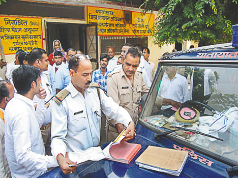 In the Collectorate, stirred by the invoices of vehicles