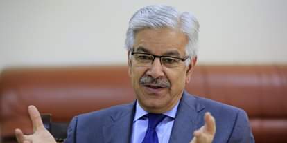 पाकिस्तान के रक्षा मंत्री ख्वाजा मोहम्मद आसिफ