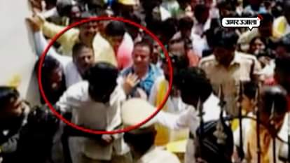 TDP MLA Balakrishna slaps supporter during election campaign