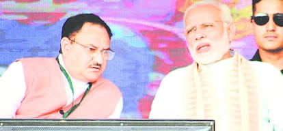 bjp said more than one lakh people participated in pm modi rally