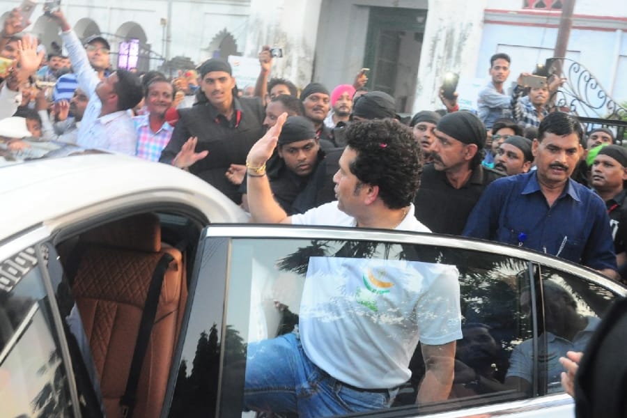 sachin tendulkar in barabanki.