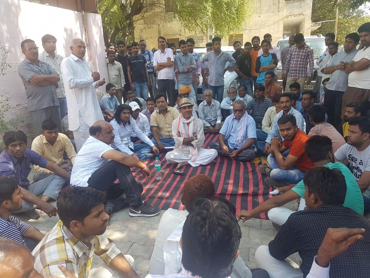 refuse to take deadbody in sikar 