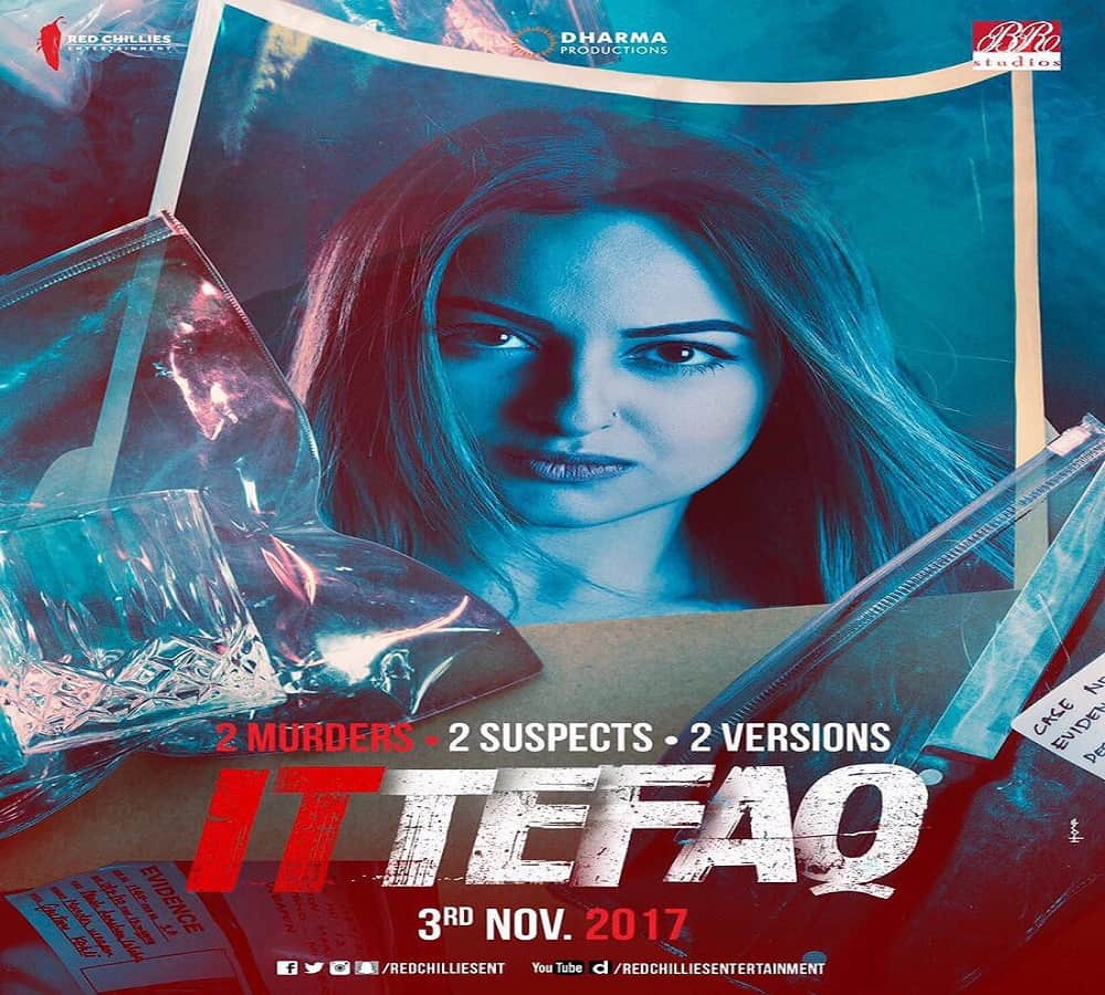 Sidharth Malhotra Sonakshi Sinha First look posters of Ittefaq 