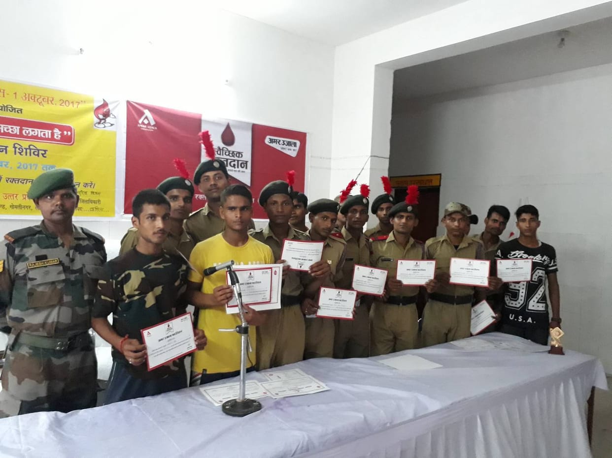 15 donors donate blood donation
