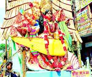 Pratima Visarjan yatra in DurgaPuja Mahotsav