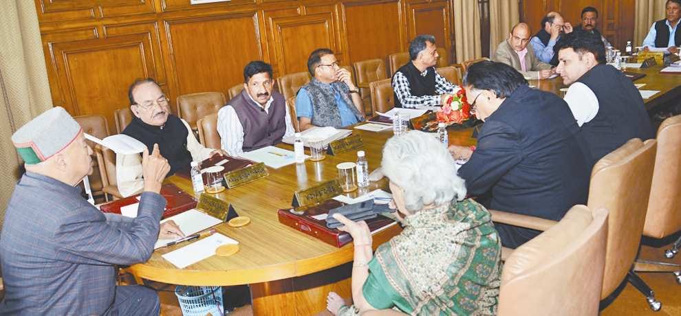 decision of himachal cabinet meeting held in shimla today