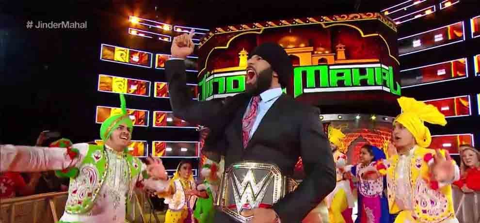 wwe returns to india jinder mahal along with many superstars will feature in the live event