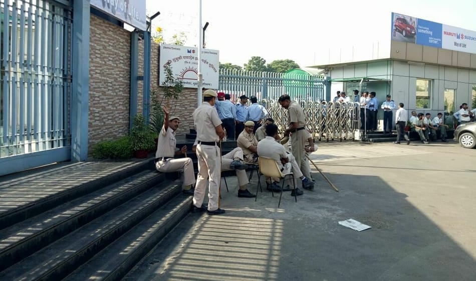 leopard enters in maruti suzuki plant manesar in morning at 4 AM